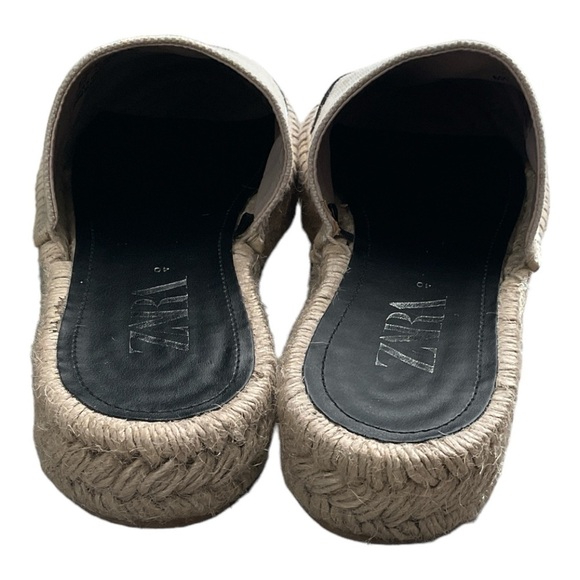 Zara Toe Cap Espadrilles Mules Size 40 - Picture 5 of 8